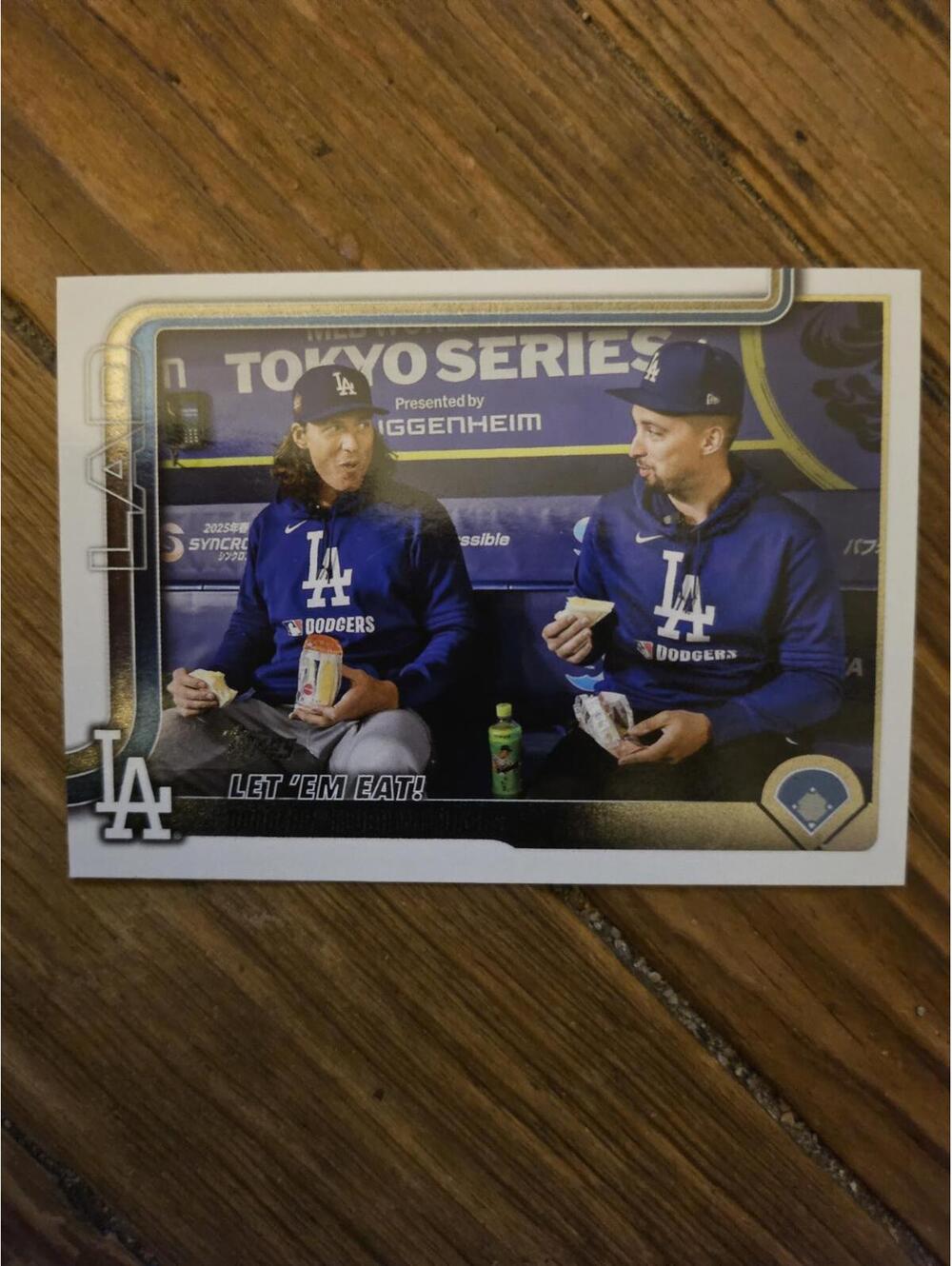 2025 Topps Update- Blake Snell/ Tyler Glasnow #US119 - Dodgers- Raw Mint - Picture 1 of 2